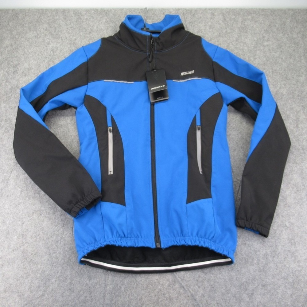 Arsuxeo Mens Soft‎ Shell Full Zip Jacket Size Small